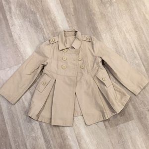 Girls Burberry rain coat